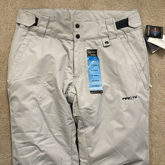 NWT Arctix Insulated Snow Pants Quiet Gray Short Inseam Size XL 16-18 - Picture 4 of 14